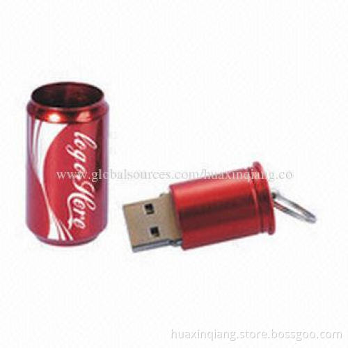 USB2.0 Flash Drive, Bottle Shape, 128MB-64GB Capacity, Logo Design, ABS Material